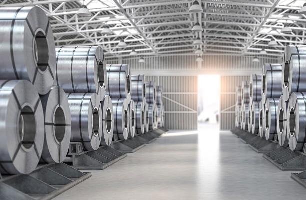 Shelf of Metal Sheets